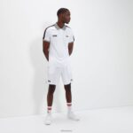 hombres nivel de polo ropa Ellesse blanco PZZNT399 - Image 2