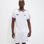 hombres nivel de polo ropa Ellesse blanco PZZNT399 - Image 3