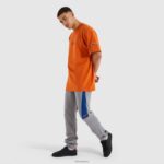 hombres pantalón jogger cartario ropa Ellesse gris PZZNT474 - Image 2