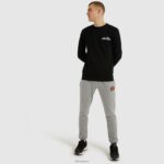hombres pantalón jogger overvest ropa Ellesse marga gris PZZNT413 - Image 2