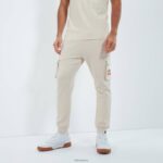 hombres pantalón jogging labico ropa Ellesse beige PZZNT410 - Image 3
