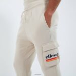 hombres pantalón jogging labico ropa Ellesse beige PZZNT410 - Image 4
