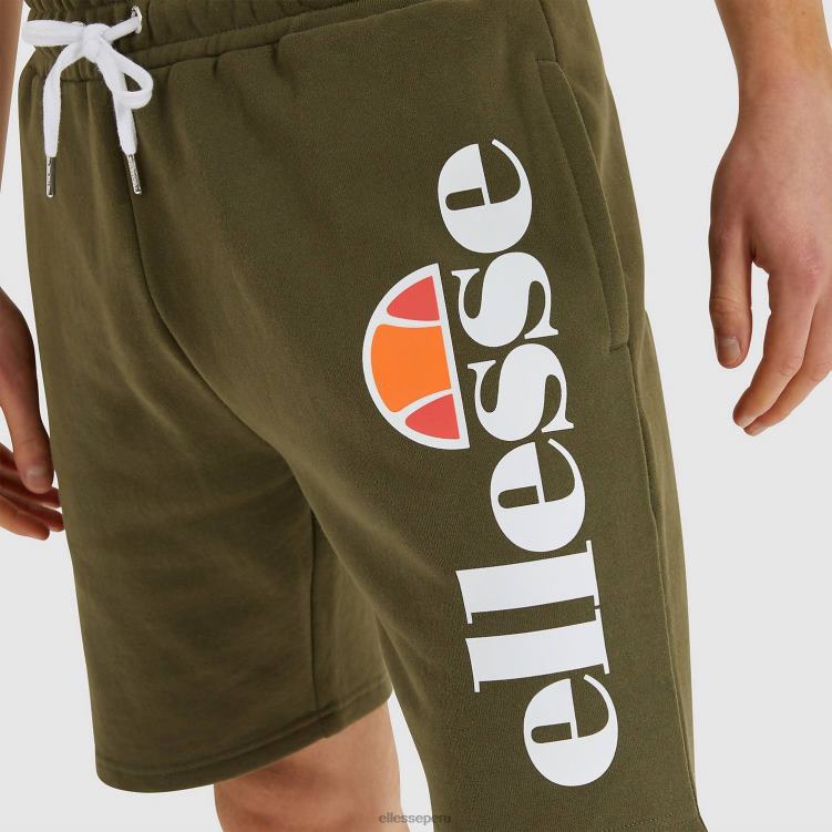hombres pantalones cortos de lana bossini ropa Ellesse caqui PZZNT426 - Image 4