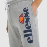 hombres pantalones cortos de lana bossini ropa Ellesse marga gris PZZNT424 - Image 4