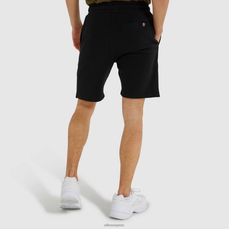 hombres pantalones cortos de lana bossini ropa Ellesse negro PZZNT425 - Image 3