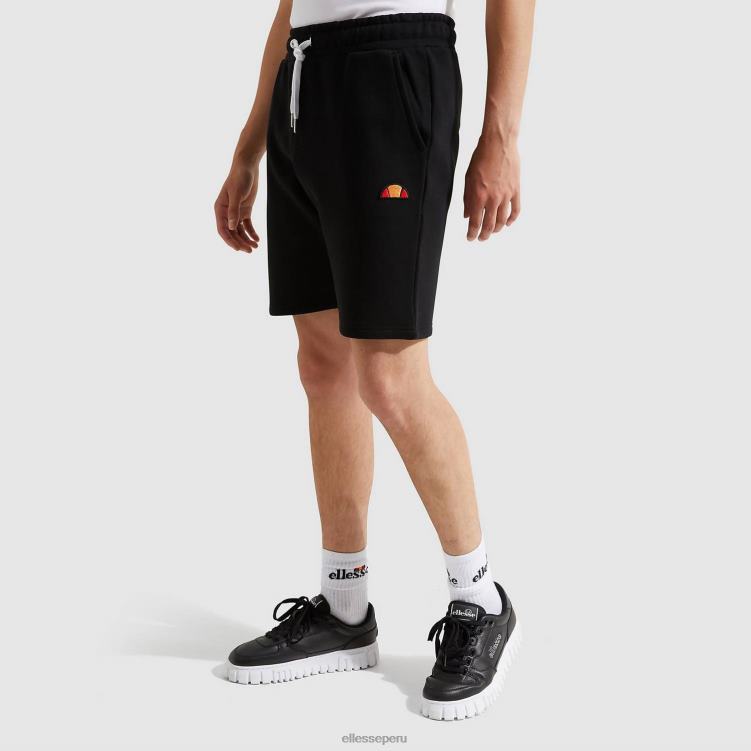 hombres pantalones cortos de lana noli negro ropa Ellesse antracita PZZNT420 - Image 5
