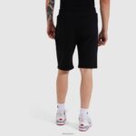 hombres pantalones cortos kraviz ropa Ellesse negro PZZNT439 - Image 3