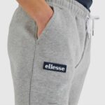 hombres pantalones cortos polares noli jaspeado ropa Ellesse gris PZZNT419 - Image 4