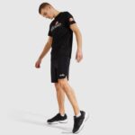 hombres pantalones cortos vivaldi ropa Ellesse negro PZZNT435 - Image 6