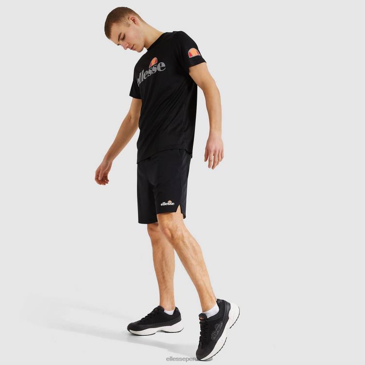 hombres pantalones cortos vivaldi ropa Ellesse negro PZZNT435 - Image 6