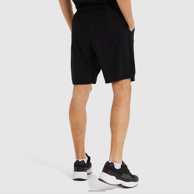 hombres pantalones cortos vivaldi ropa Ellesse negro PZZNT435 - Image 7