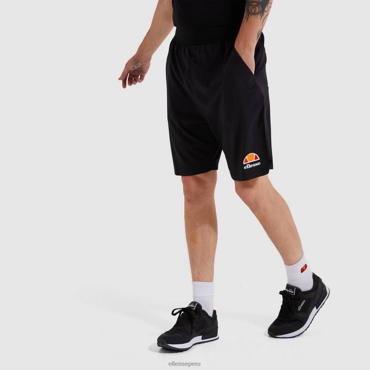 hombres pantalones cortos vivaldi ropa Ellesse negro PZZNT435 - Image 1
