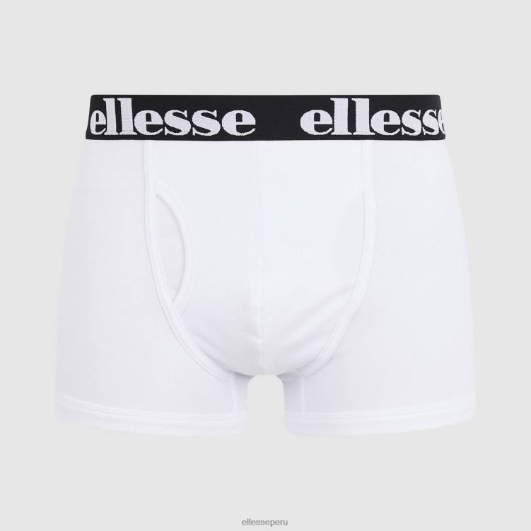 hombres paquete de 3 calzoncillos hali accesorios Ellesse negro/gris/blanco PZZNT493 - Image 2