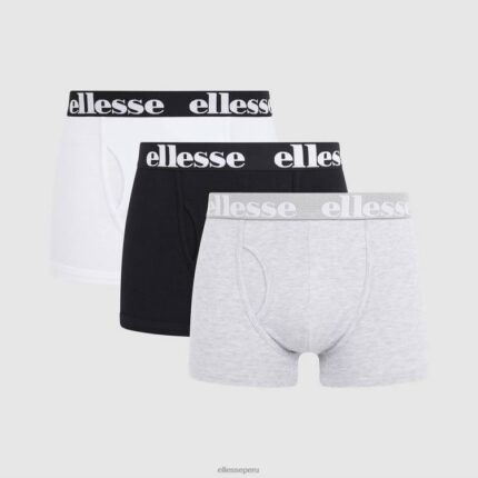 hombres paquete de 3 calzoncillos hali accesorios Ellesse negro/gris/blanco PZZNT493
