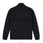 hombres parte superior de la pista del mañana ropa Ellesse negro PZZNT320 - Image 3