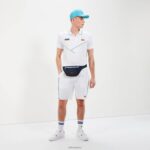 hombres polo tolbiaco ropa Ellesse blanco PZZNT333 - Image 2