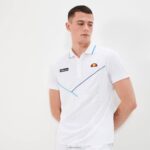 hombres polo tolbiaco ropa Ellesse blanco PZZNT333 - Image 3