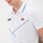 hombres polo tolbiaco ropa Ellesse blanco PZZNT333 - Image 4