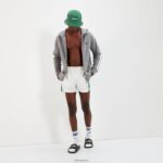 hombres shorts de baño tenios ropa Ellesse blanquecino PZZNT432