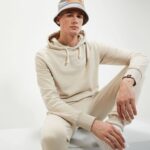 hombres sudadera con capucha carovilli ropa Ellesse beige PZZNT299