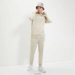 hombres sudadera con capucha carovilli ropa Ellesse beige PZZNT299 - Image 4