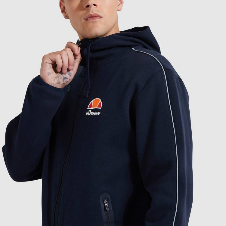 hombres sudadera con capucha ornari fz ropa Ellesse Armada PZZNT318 - Image 4
