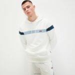 hombres sudadera con capucha pietro ropa Ellesse blanquecino PZZNT313 - Image 2