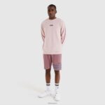 hombres sudadera con capucha ropa Ellesse Rosa claro PZZNT471 - Image 2