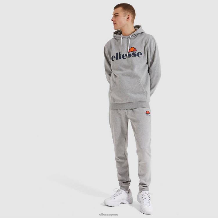 hombres sudadera con capucha sl gottero oh ropa Ellesse marga gris PZZNT295 - Image 2