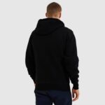 hombres sudadera con capucha sl gottero oh ropa Ellesse negro PZZNT296 - Image 3