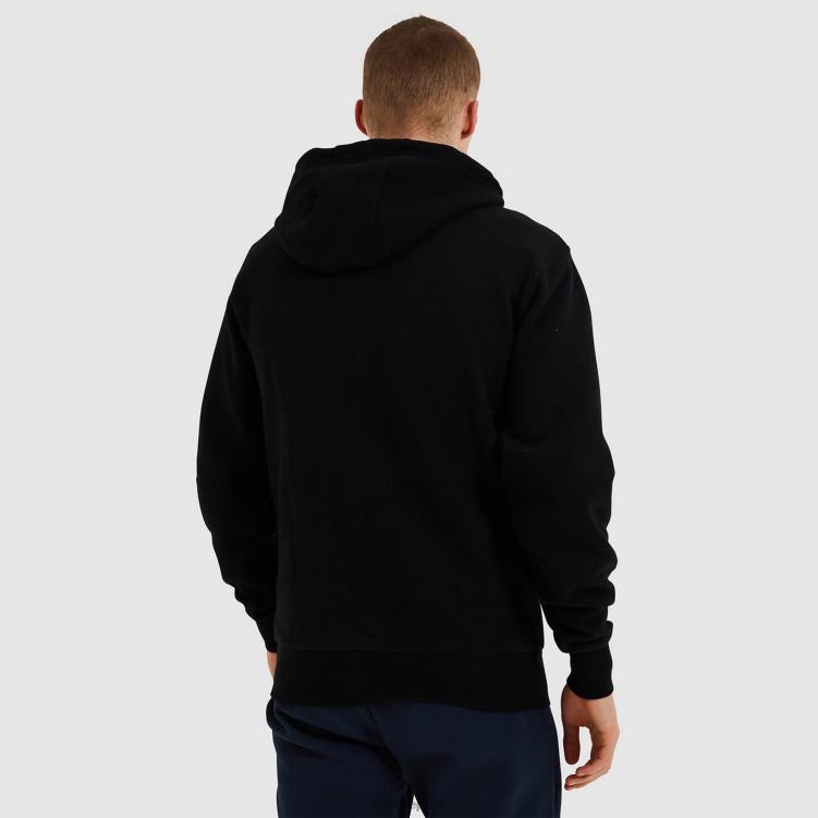 hombres sudadera con capucha sl gottero oh ropa Ellesse negro PZZNT296 - Image 3