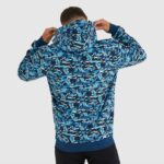hombres sudadera con capucha tartica ropa Ellesse multi PZZNT473 - Image 3