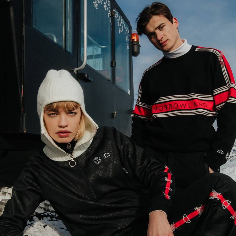hombres sudadera de punto del mundo del mañana ropa Ellesse negro PZZNT301 - Image 2
