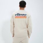 hombres sudadera paliano ropa Ellesse beige PZZNT300 - Image 5