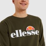hombres sudadera sl succiso ropa Ellesse caqui PZZNT291 - Image 4