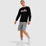 hombres sudadera sl succiso ropa Ellesse negro PZZNT292 - Image 3