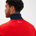 hombres top deportivo de rímini ropa Ellesse rojo/blanco/azul marino PZZNT323 - Image 5