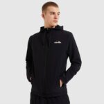 hombres top deportivo sella ropa Ellesse negro PZZNT324 - Image 5