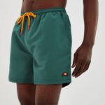 hombres traje de baño de caballeros ropa Ellesse verde oscuro PZZNT447 - Image 3