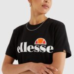 mujer camiseta albany negra ropa Ellesse antracita PZZNT61 - Image 4