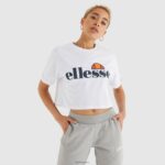 mujer camiseta corta alberta ropa Ellesse blanco PZZNT67