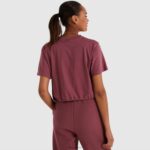 mujer camiseta corta de almendras ropa Ellesse Rosa oscuro PZZNT215 - Image 3