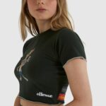 mujer camiseta corta más tuitera ropa Ellesse verde PZZNT231 - Image 4