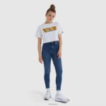 mujer camiseta corta unicornio ropa Ellesse blanco PZZNT210 - Image 2