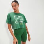 mujer camiseta corta volia ropa Ellesse verde PZZNT87 - Image 3