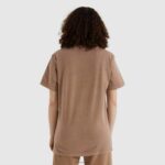 mujer camiseta de achiote ropa Ellesse marrón PZZNT248 - Image 3