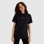 mujer camiseta miresa lavada ropa Ellesse negro PZZNT238