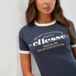 mujer camiseta telani ropa Ellesse azul oscuro PZZNT49 - Image 3