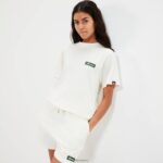 mujer camiseta tolín ropa Ellesse blanquecino PZZNT82 - Image 3