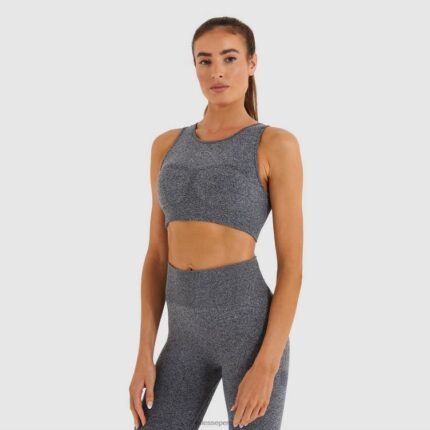 mujer chaleco corto en llamas ropa Ellesse marga gris PZZNT200